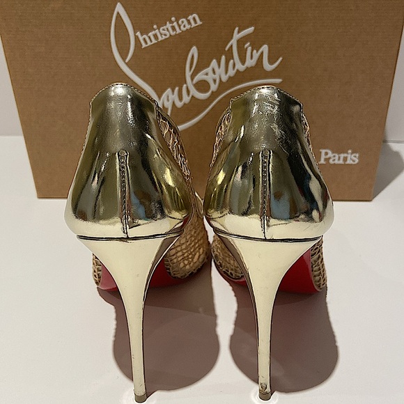 Christian Louboutin Follies Lace 100 Dent Chain/Nappa Lam/Spec Version Multi - Picture 4 of 14